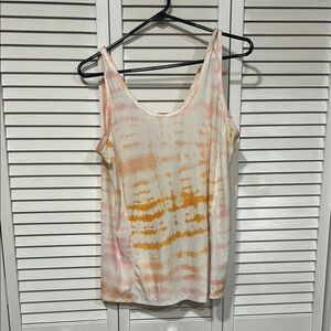 Old Navy Pink and Orange Sleeveless Tank Top